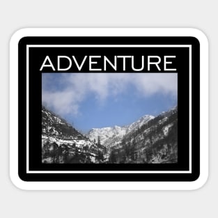 mountains Sticker